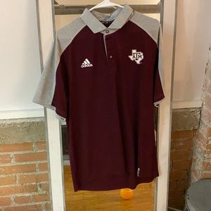 Texas A&M Adidas Polo